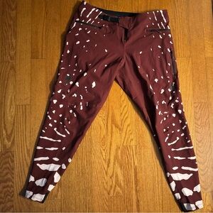 Specialized Maroon and White Cycling Pants Men’s Size 36